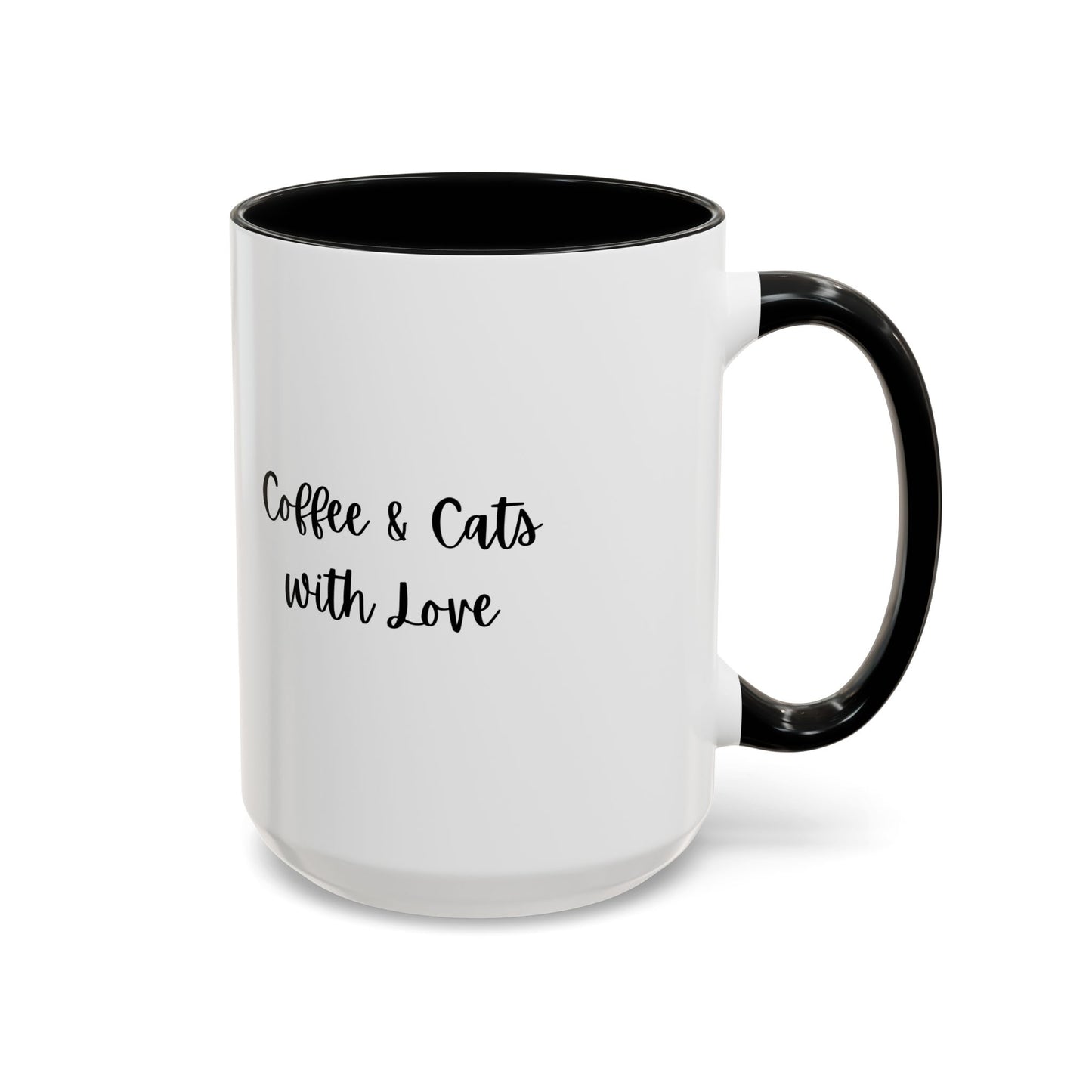 Coffee & Cats Lover Mug, Cat Mom Gift, Pet Owner Coffee Cup, Unique Cat Mug, Personalized Coffee Mug