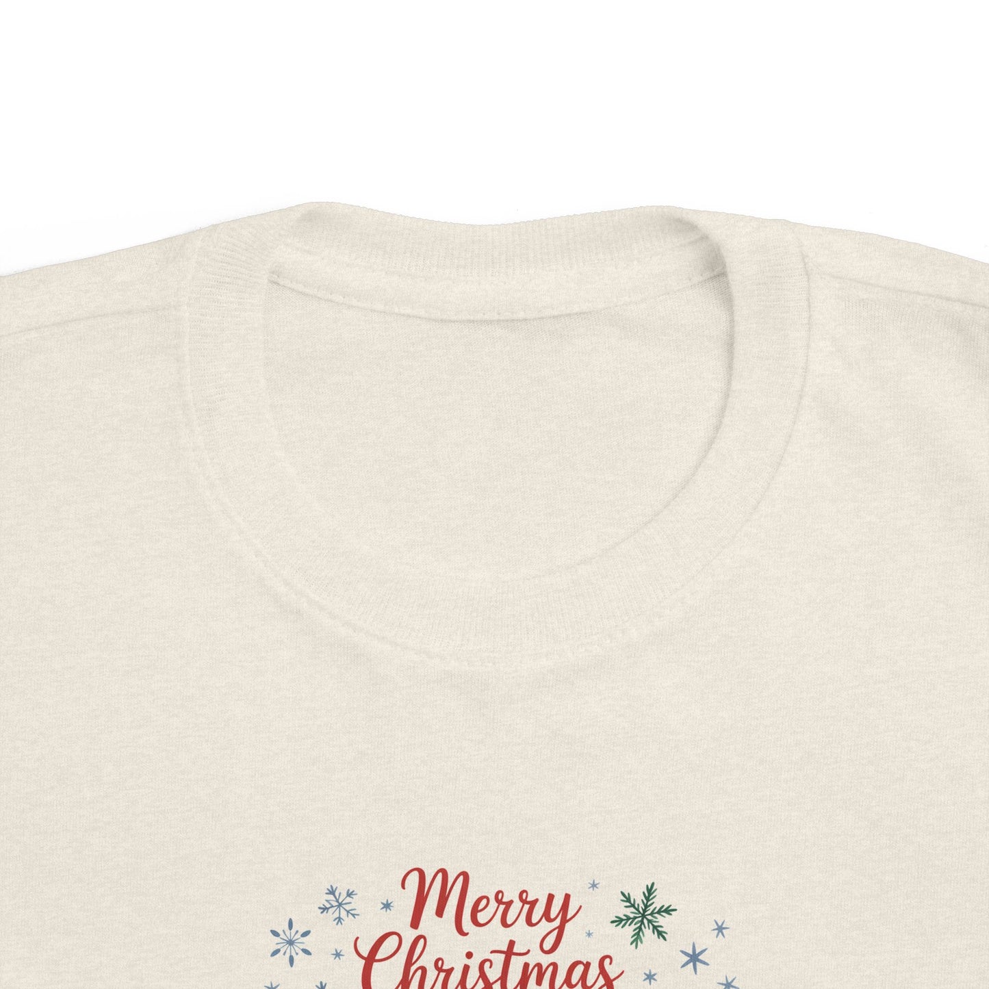 Toddler Christmas Tee — Cute Woodland Animals "Merry Christmas" Holiday Shirt