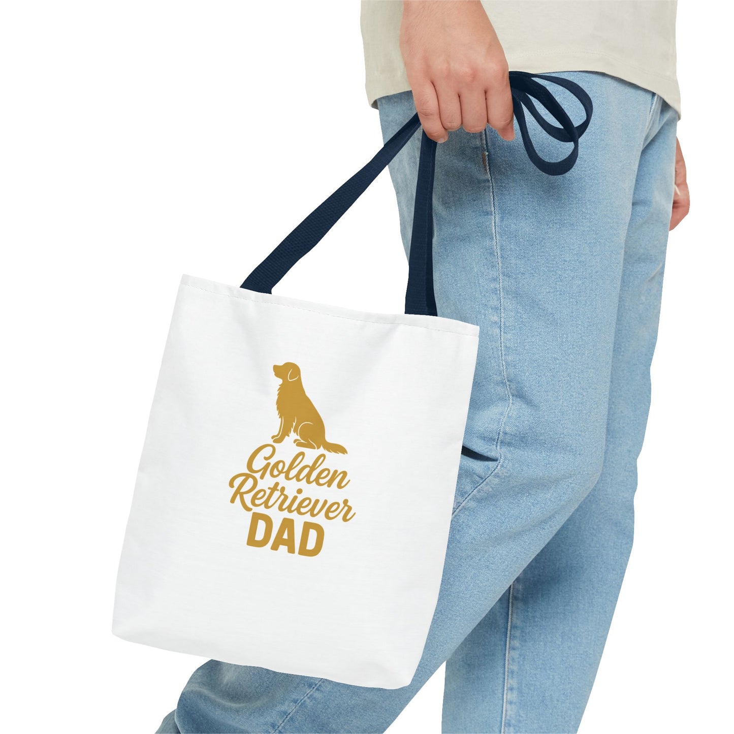 Golden Retriever Dad Tote Bag, Gifts for Dog Lovers, Pet Owners, Father's Day, Eco-Friendly, Golden Retriever Accessories, Stylish [...]