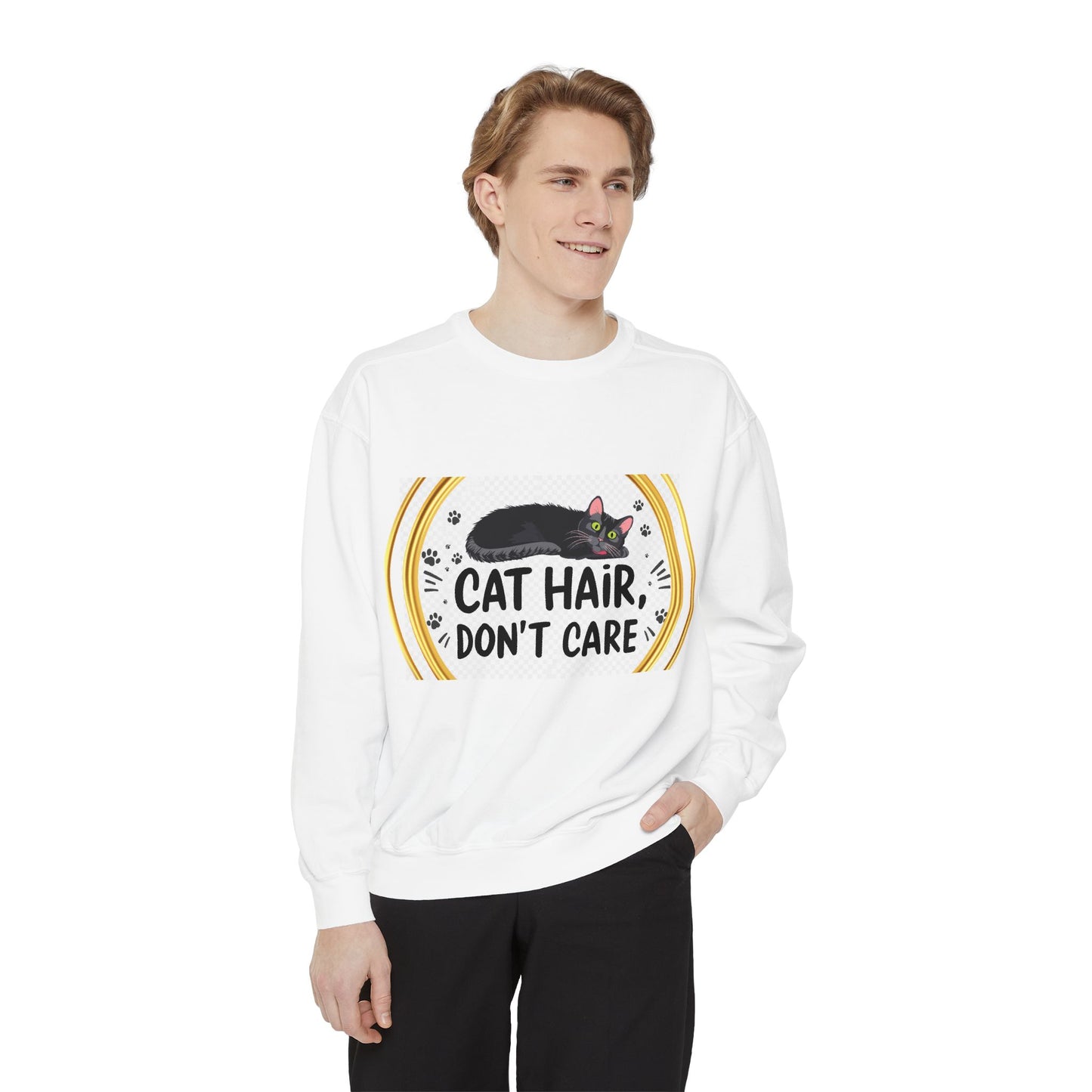 Cozy Cat Lover Sweatshirt, Perfect for Cat Owners, Gifts for Pet Lovers, Casual Wear, Fun Animal Apparel