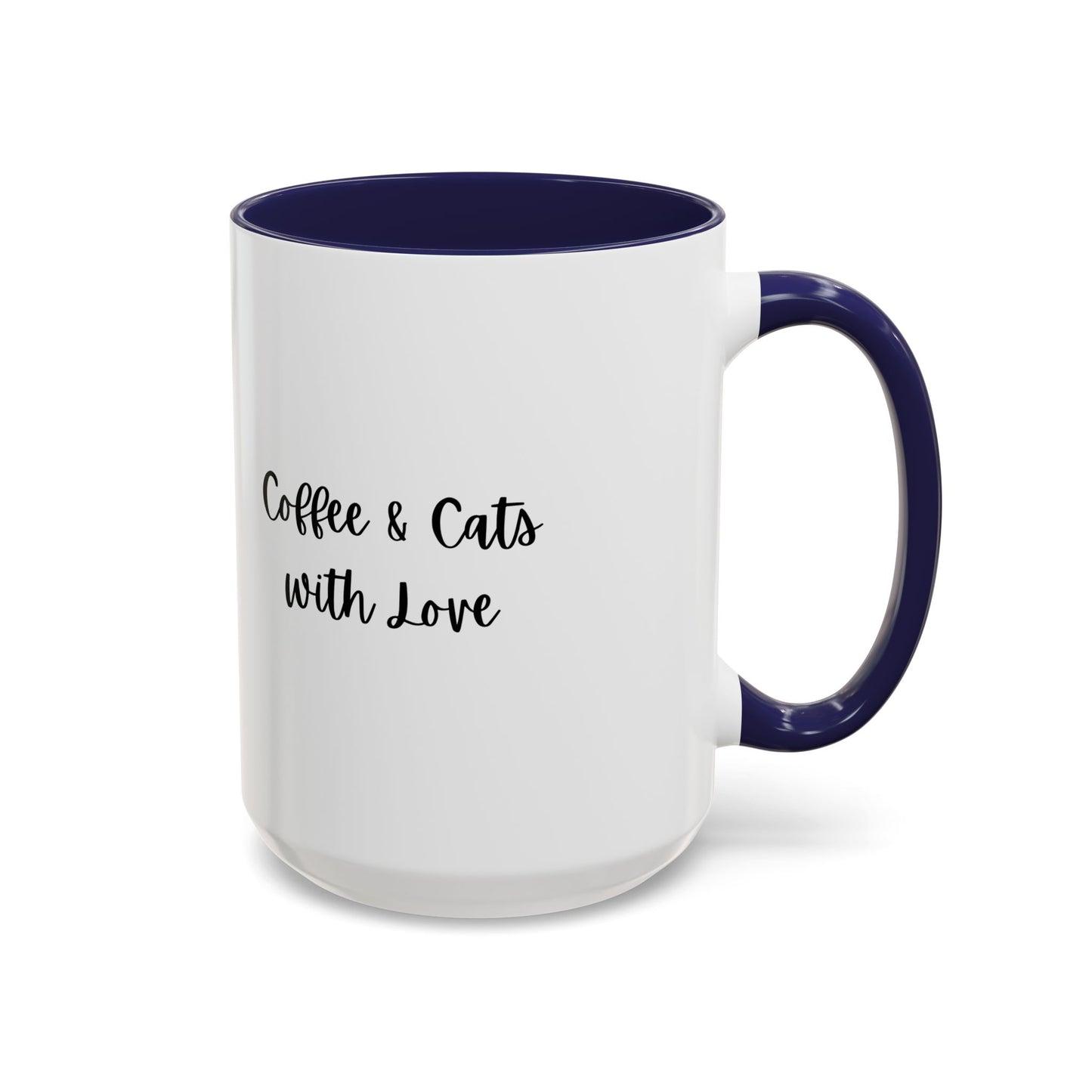 Coffee & Cats Lover Mug, Cat Mom Gift, Pet Owner Coffee Cup, Unique Cat Mug, Personalized Coffee Mug