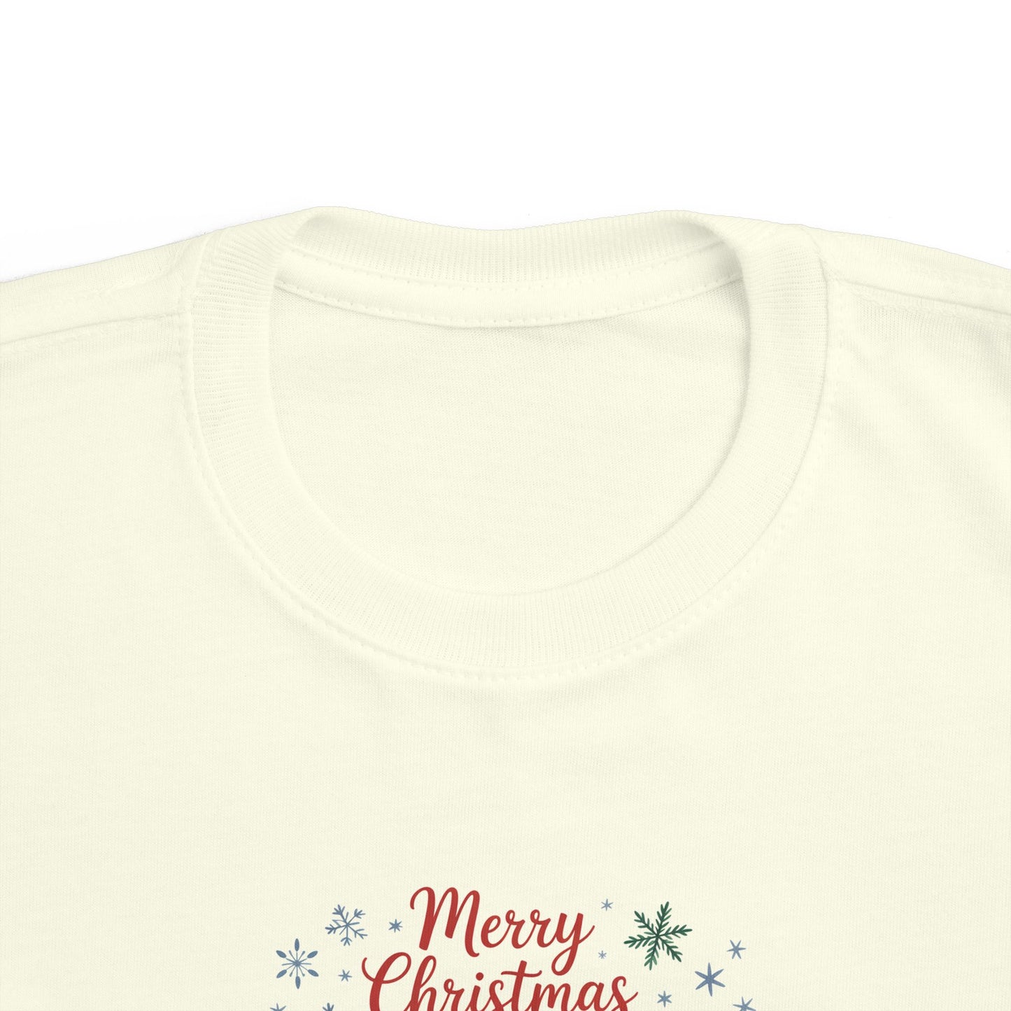 Toddler Christmas Tee — Cute Woodland Animals "Merry Christmas" Holiday Shirt