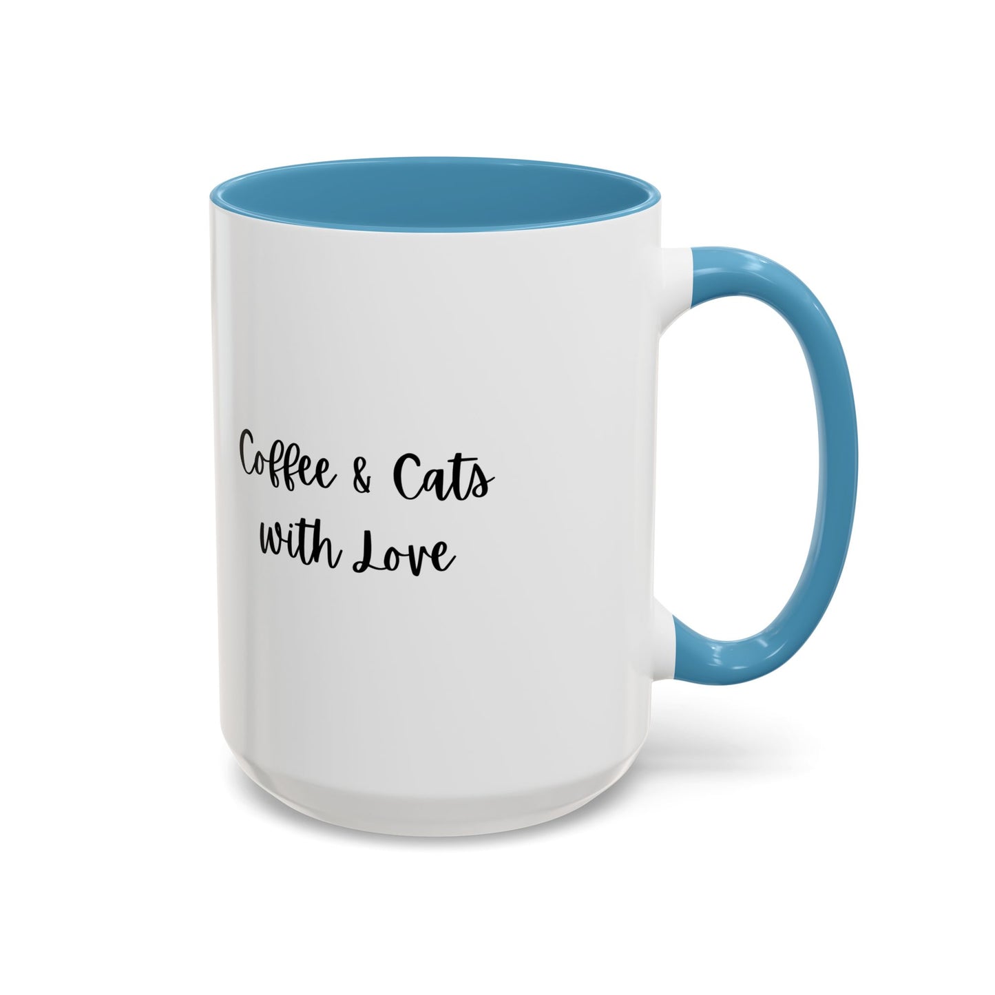 Coffee & Cats Lover Mug, Cat Mom Gift, Pet Owner Coffee Cup, Unique Cat Mug, Personalized Coffee Mug