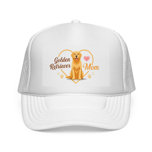 Golden Retriever Mom Trucker Cap