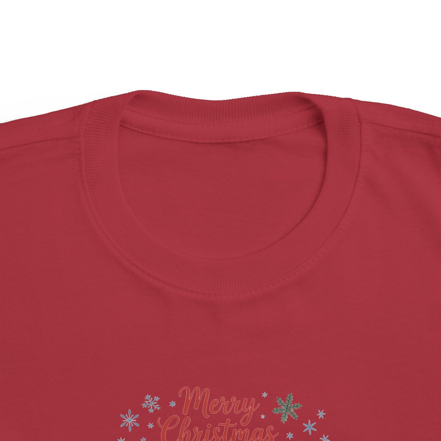 Toddler Christmas Tee — Cute Woodland Animals "Merry Christmas" Holiday Shirt