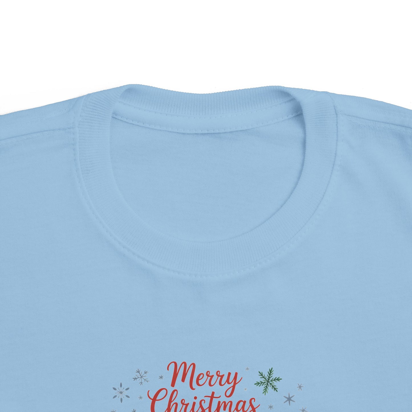 Toddler Christmas Tee — Cute Woodland Animals "Merry Christmas" Holiday Shirt