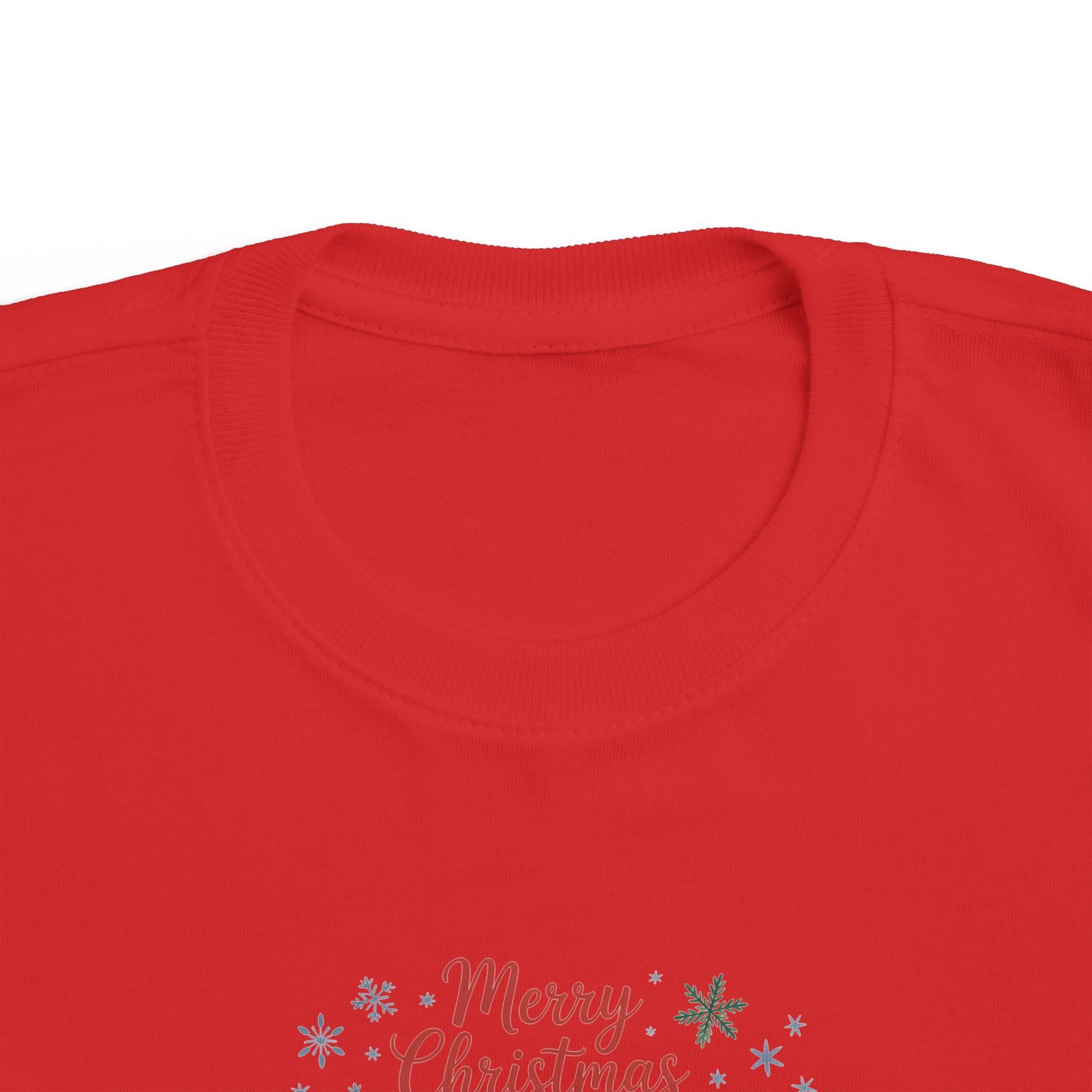 Toddler Christmas Tee — Cute Woodland Animals "Merry Christmas" Holiday Shirt