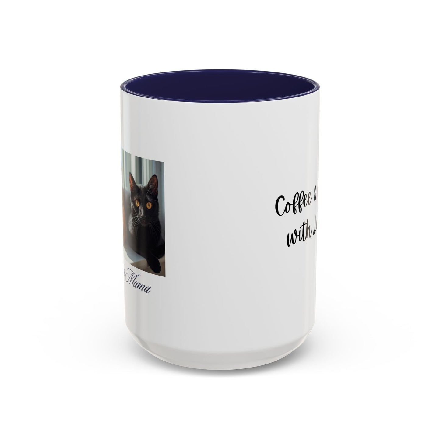 Coffee & Cats Lover Mug, Cat Mom Gift, Pet Owner Coffee Cup, Unique Cat Mug, Personalized Coffee Mug