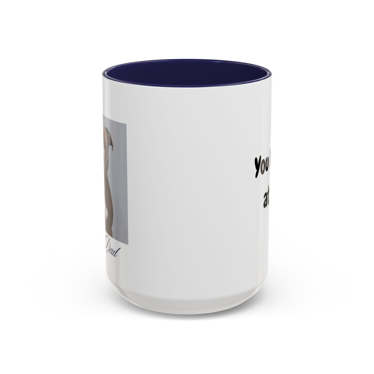 Dog Lover's Accent Coffee Mug - You Had Me at Woof, Pet Lover Gift, Cute Mug for Dog Owners, Novelty Mug for Dog Dads, Funny Dog Dad Gift