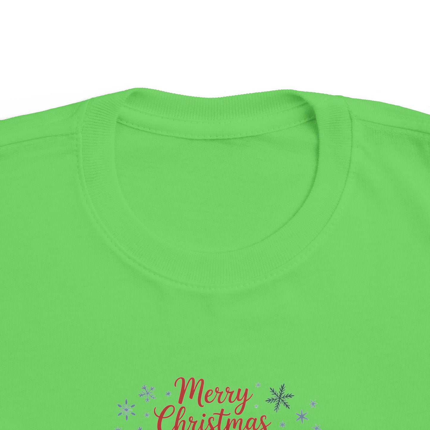 Toddler Christmas Tee — Cute Woodland Animals "Merry Christmas" Holiday Shirt