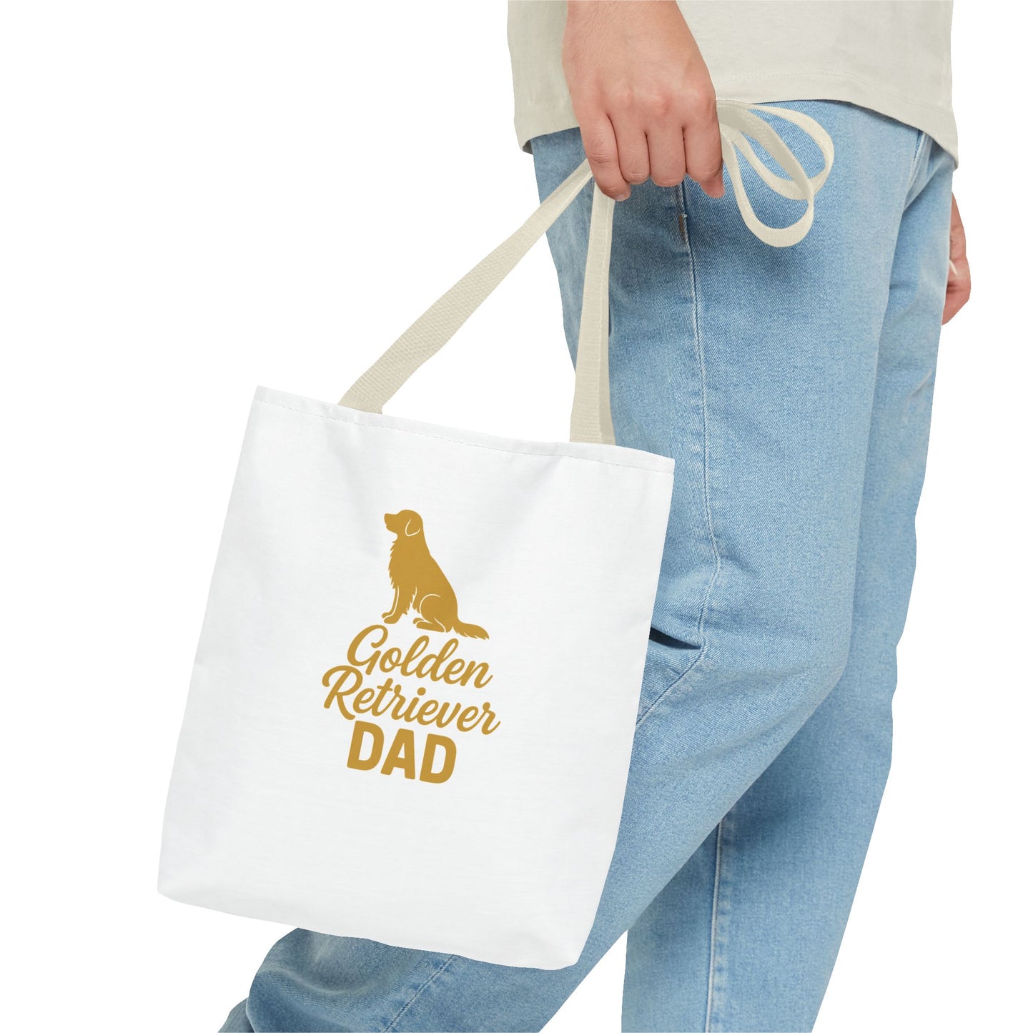 Golden Retriever Dad Tote Bag, Gifts for Dog Lovers, Pet Owners, Father's Day, Eco-Friendly, Golden Retriever Accessories, Stylish [...]