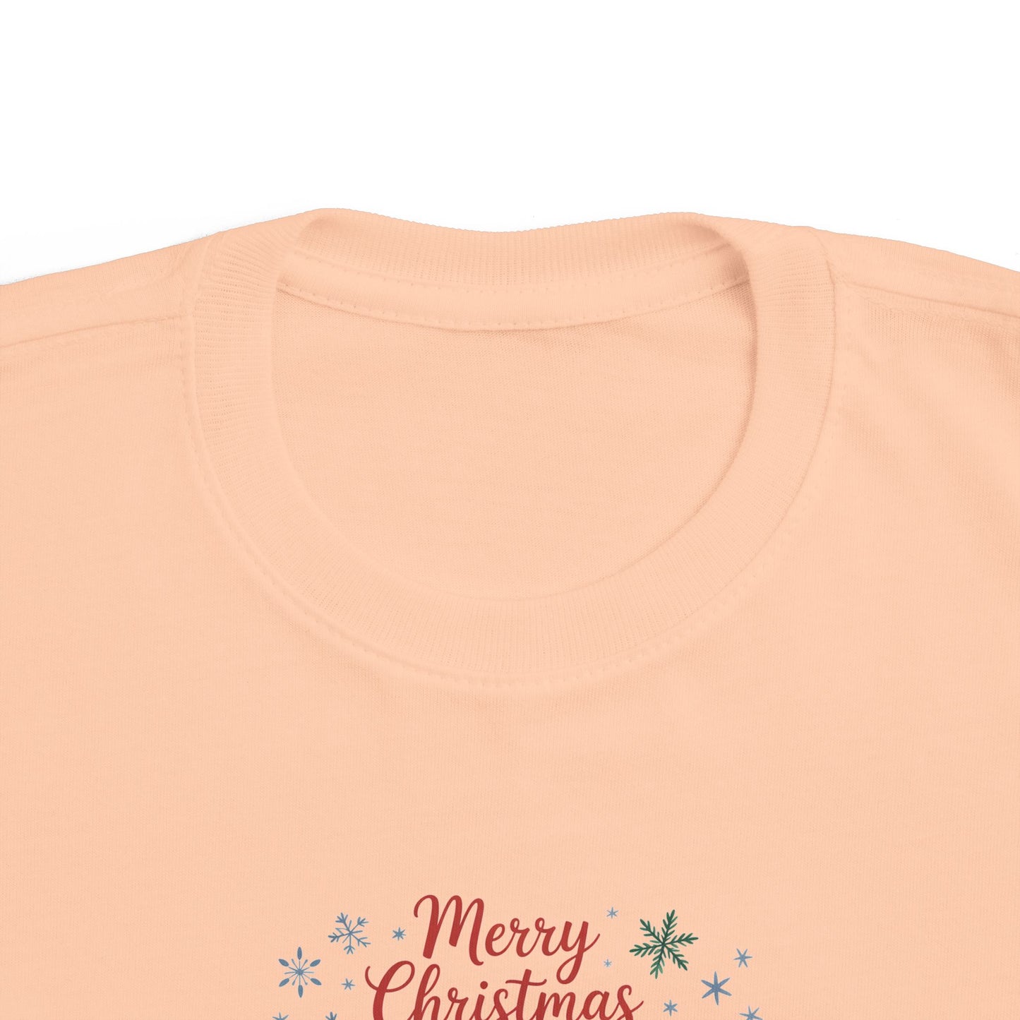 Toddler Christmas Tee — Cute Woodland Animals "Merry Christmas" Holiday Shirt