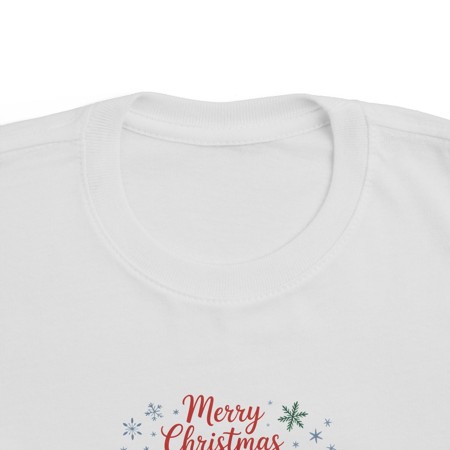 Toddler Christmas Tee — Cute Woodland Animals "Merry Christmas" Holiday Shirt
