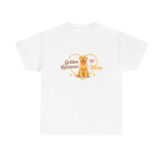 Golden Retriever Mom Tee, Dog Lover Gift, Pet Parent Shirt, Birthday Gift, Everyday Wear, Animal Lover Apparel
