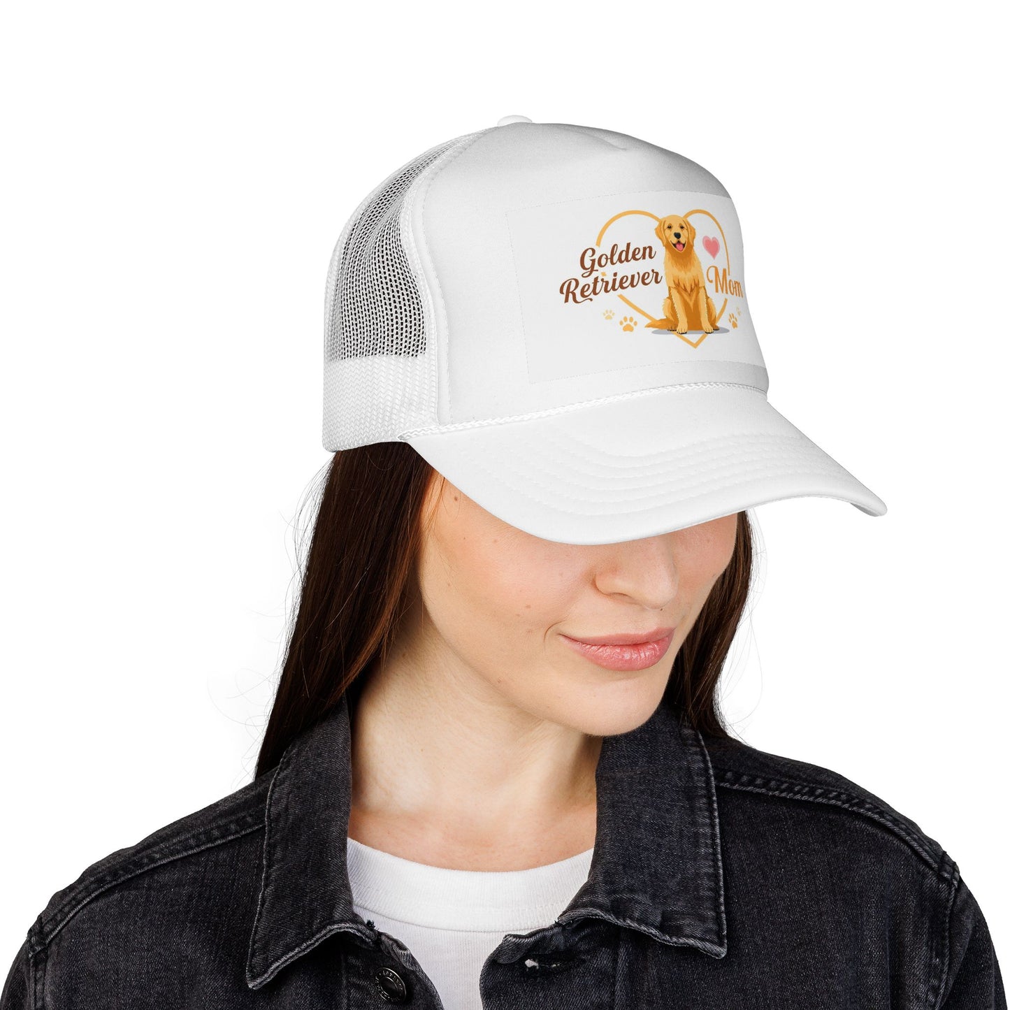 Golden Retriever Mom Trucker Cap