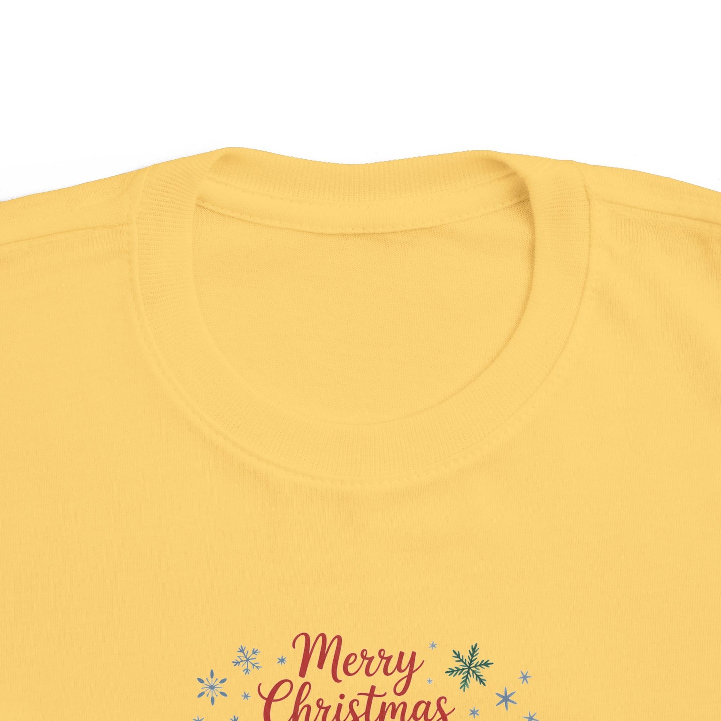 Toddler Christmas Tee — Cute Woodland Animals "Merry Christmas" Holiday Shirt