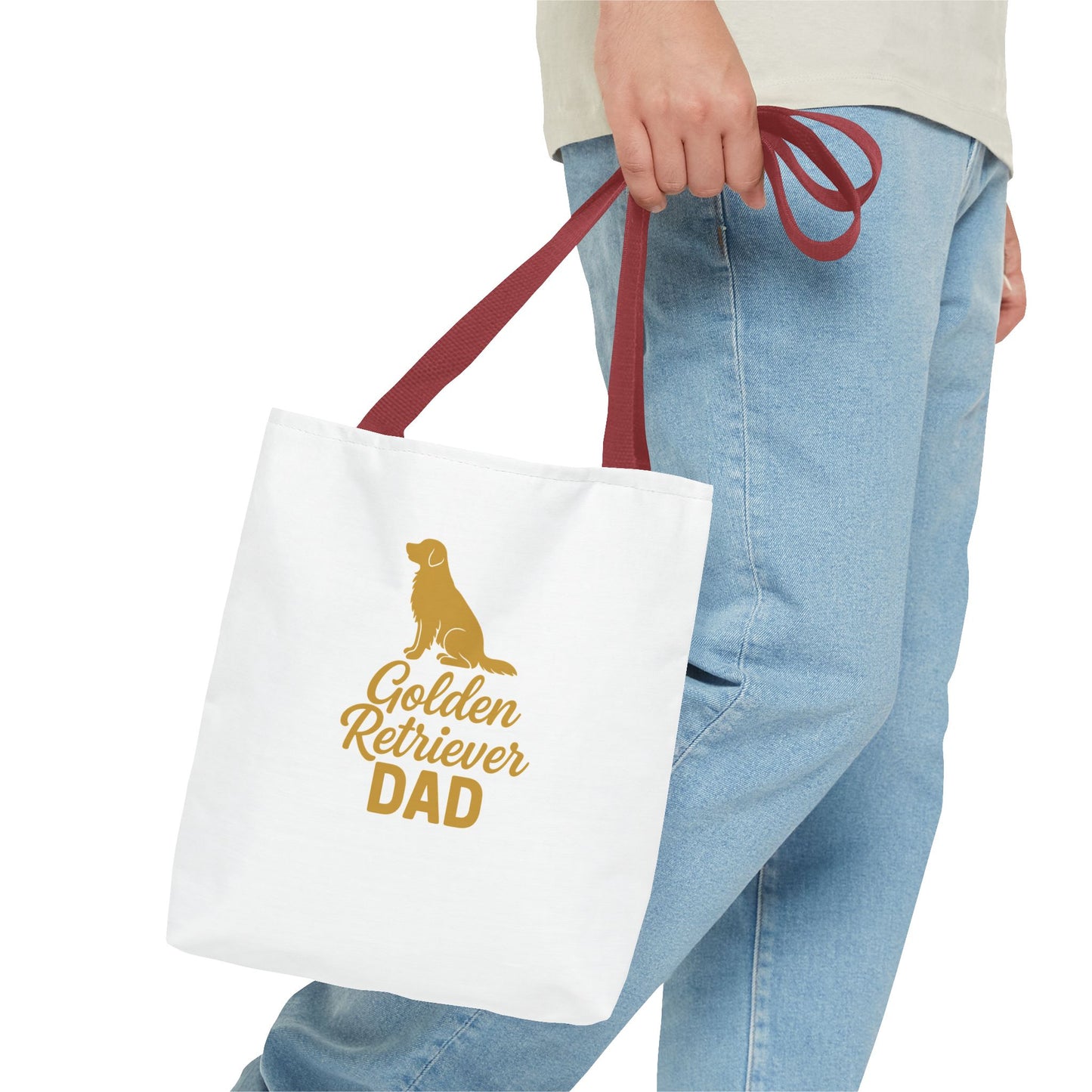 Golden Retriever Dad Tote Bag, Gifts for Dog Lovers, Pet Owners, Father's Day, Eco-Friendly, Golden Retriever Accessories, Stylish [...]