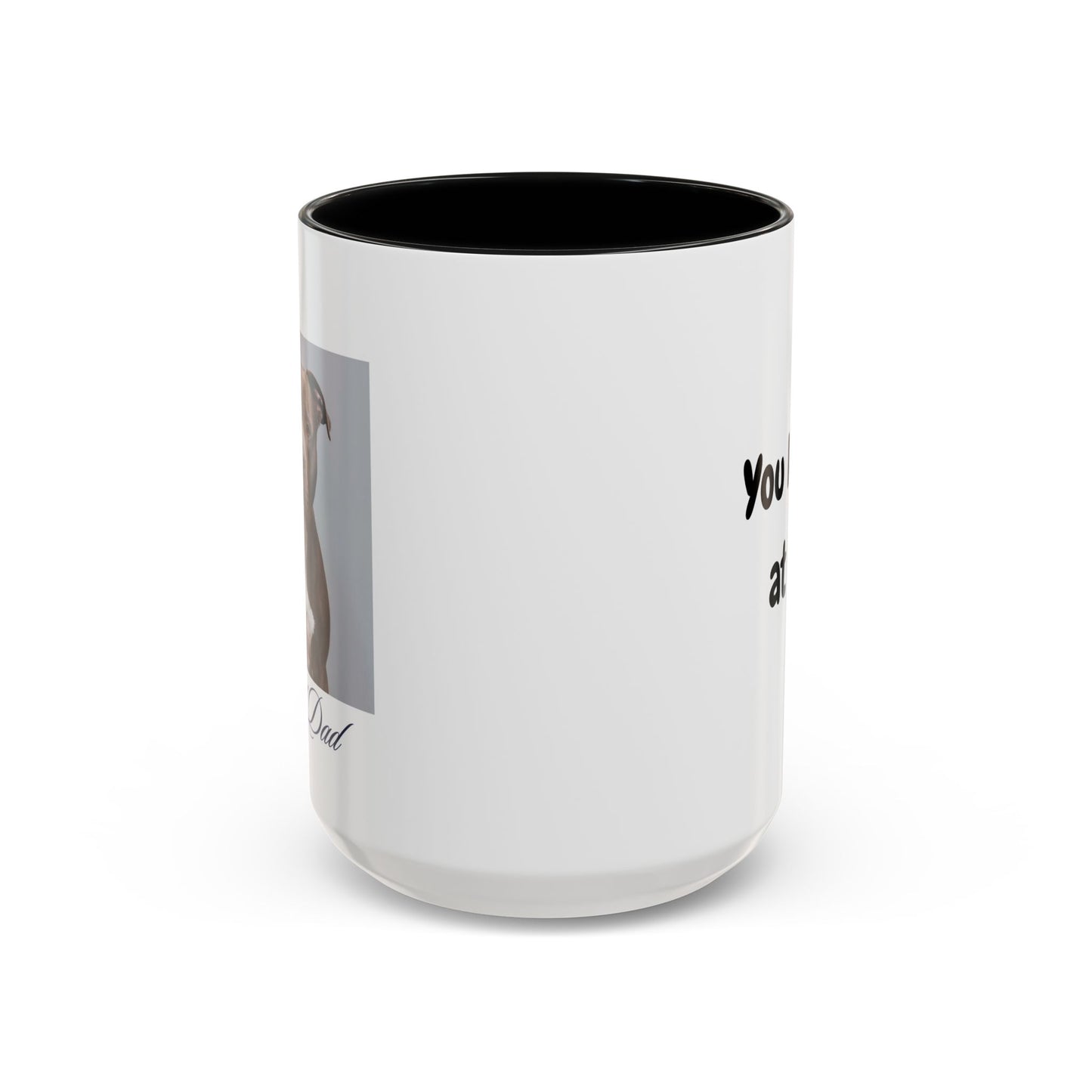 Dog Lover's Accent Coffee Mug - You Had Me at Woof, Pet Lover Gift, Cute Mug for Dog Owners, Novelty Mug for Dog Dads, Funny Dog Dad Gift