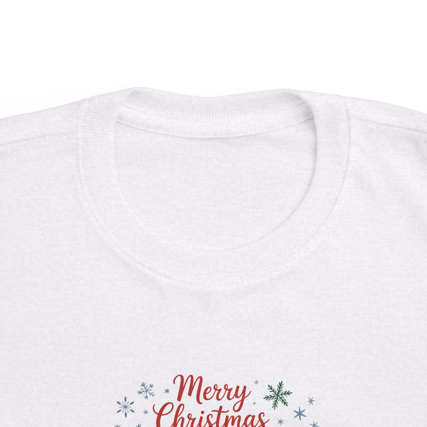 Toddler Christmas Tee — Cute Woodland Animals "Merry Christmas" Holiday Shirt