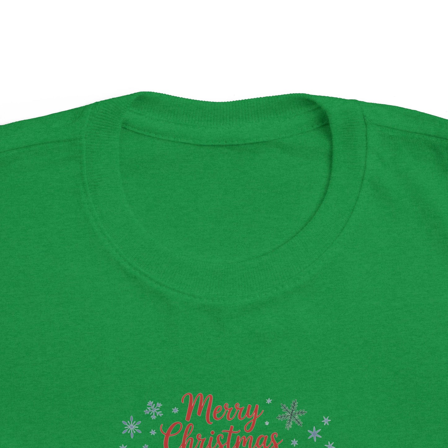 Toddler Christmas Tee — Cute Woodland Animals "Merry Christmas" Holiday Shirt
